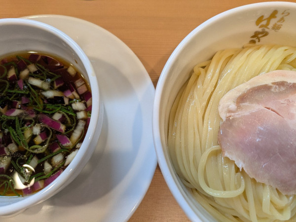 「味玉つけ麺、大盛り」@らぁ麺 はやし田 浅草店の写真