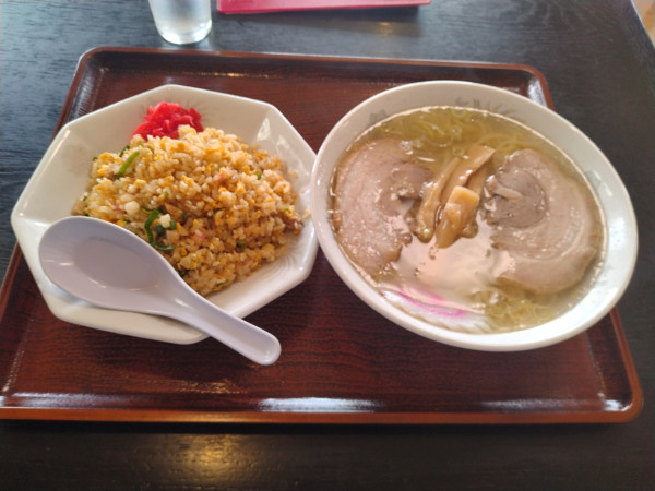 「Ａランチ(塩ラーメン.チャーハン)¥1100-」@やまや食堂 分店の写真
