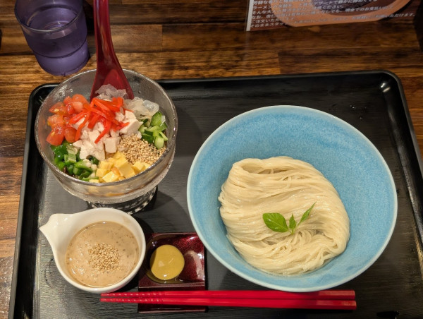 「限定　かける冷やし中華」@中華蕎麦しげ田の写真