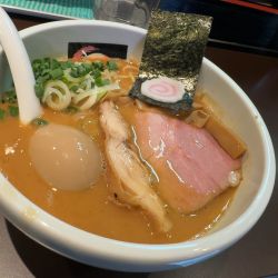 【限定】濃厚イサキそば＋味玉