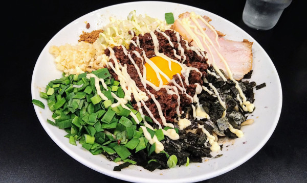 「台湾混蕎麦(ニンニク・マヨネーズ)」@豚風。の写真