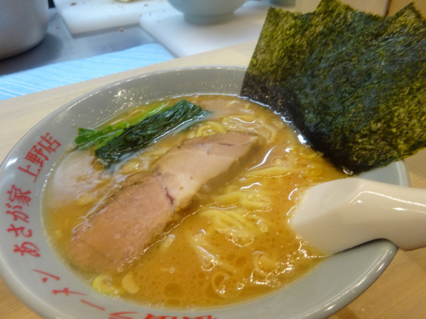 「ラーメン　並　1,000円」@横濱ラーメン あさが家 上野店の写真