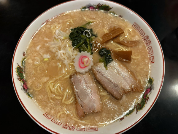 「中華そばこってり大盛り+半チャーハン」@中華そば 博の写真