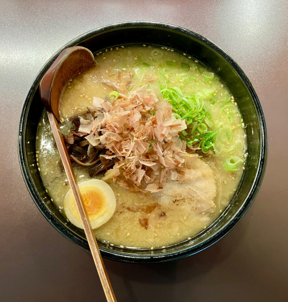 「勝武士らぁめん( 味噌・納豆)」@たけとらの写真