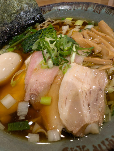 「特製醤油そば」@自家製麺250の写真