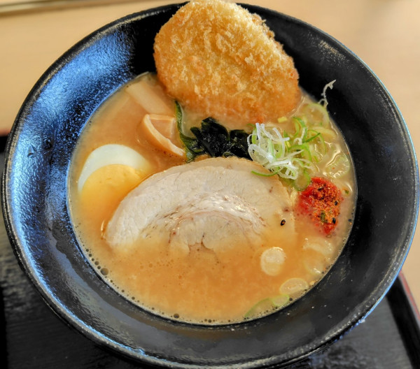 「ラーメン(味噌) 580円」@ゆで太郎 新木場店の写真