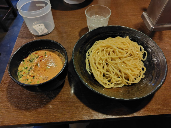 「海老香る担々つけ麺　1130」@担担麺 花さんしょう 若葉店の写真