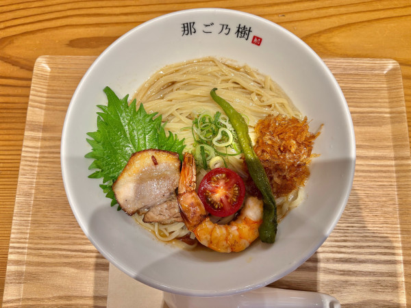 「海老冷やし麺」@鶏そば 那ご乃樹の写真