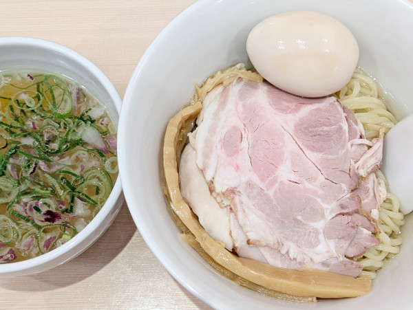 「特製昆布水つけ麺（塩）」@らぁ麺たけしの写真