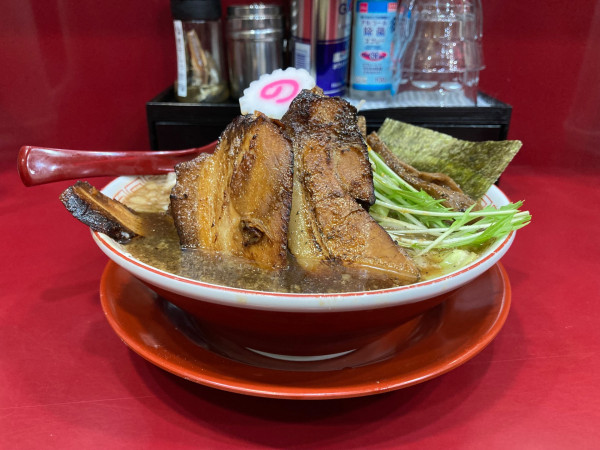 「こってり煮干中華そば / のせ郎トッピング」@亀有中華そば 水しまの写真