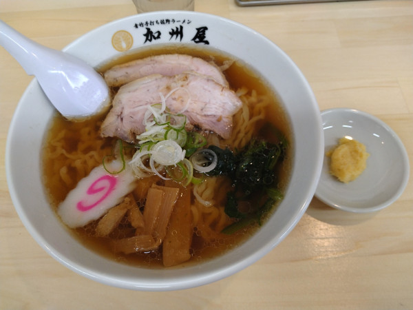 「ラーメン¥840+生姜¥150」@青竹手打ち佐野ラーメン 加州屋 小山店の写真