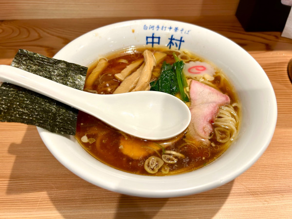 「手打中華そば(950¥)」@白河手打中華そば 中村の写真