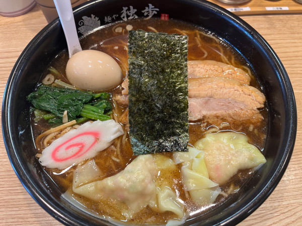 「特製魚介中華そば固め1500円」@麺や独歩 昭島本店の写真