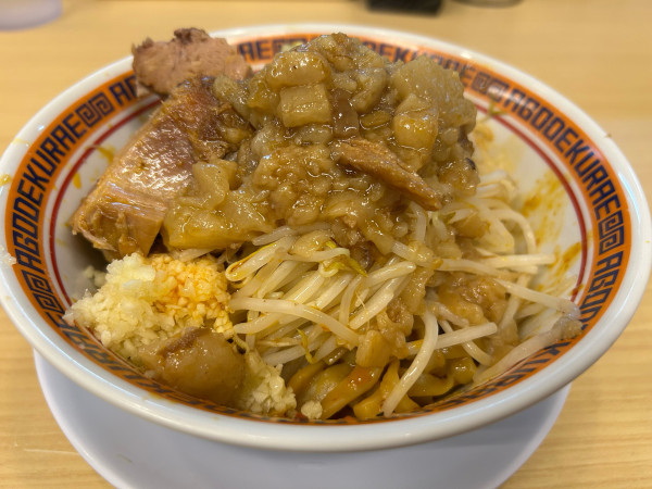 「担々汁なし・ミニ」@麺屋 顎で喰らえの写真