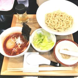 限定【Notムカチョー！魚ッ！カラカラつけ麺】