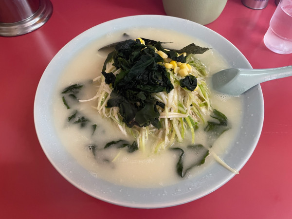 「ネギ塩ラーメン（中盛）」@ラーメンショップ 羽生インター店の写真
