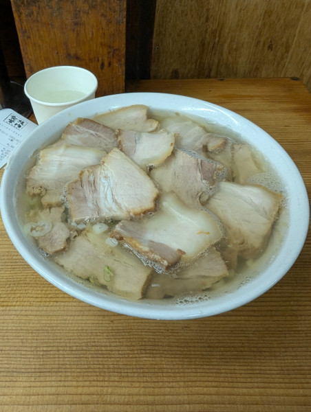 「肉そば 大盛り」@坂内食堂 喜多方本店の写真