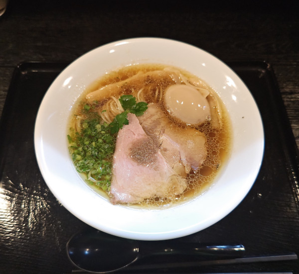 「味玉トリュフ香るはまぐり醤油そば」@麺屋 中川會 住吉店の写真