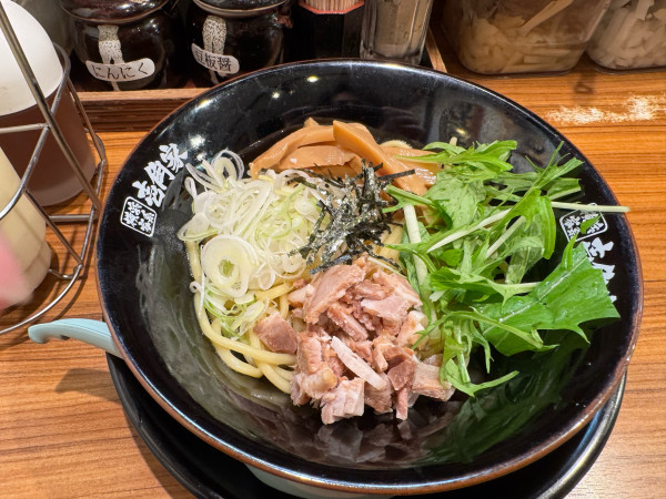 「油そば」@横浜家系ラーメン 壱角家 勝どき店の写真