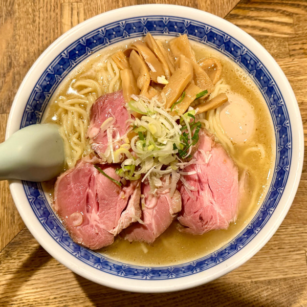 「しお中華そば大盛 ¥1,100 特増し ¥450」@燦燦斗の写真