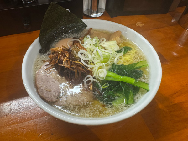 「こってり塩ラーメン」@一条流がんこラーメン金町の写真