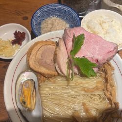 貝出汁中華そば　白