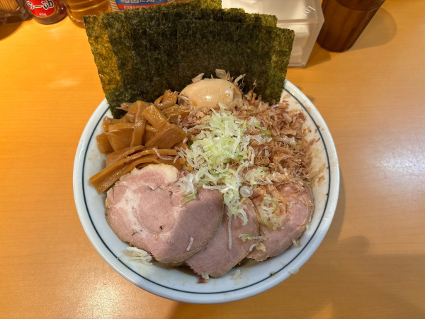 「得油そば中盛　のり（1200）」@らーめん文蔵の写真