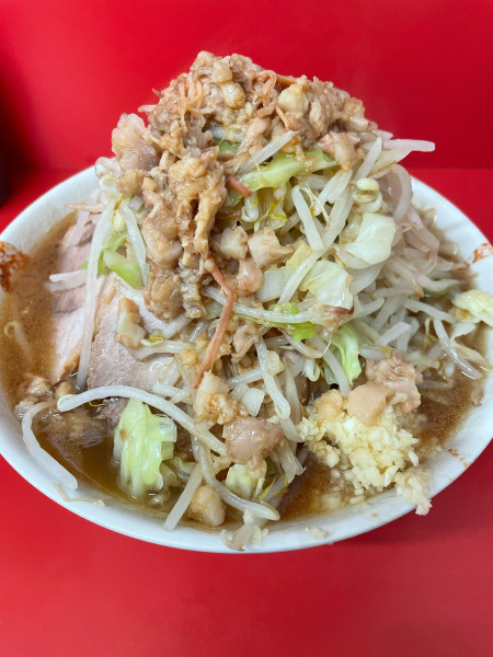 「小 ニンニクアブラカラメ」@ラーメン二郎 一橋学園店の写真