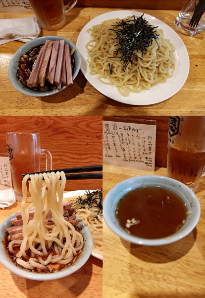 「『チャーシューつけそば+大盛(￥1300+100)』」@中華つけ蕎麦 でき心の写真