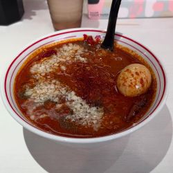 誠ファイア 北極味玉、背脂