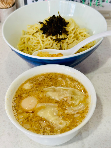 「【限定】特製背油煮干し味噌つけ麺（大）【2100円】」@ラーメン星印の写真