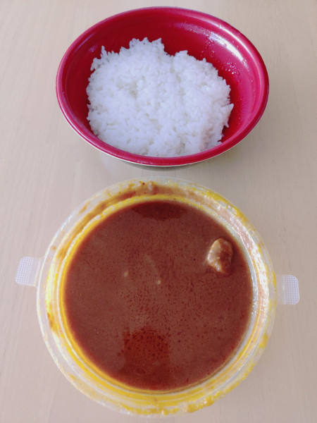 「（テイクアウト限定）カレー丼　５００円」@とんかつ檍のカレー屋 いっぺこっぺの写真