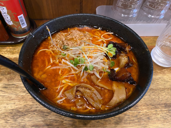 「麻辣タンメン（大盛）920円」@麺屋 天王 二号店の写真