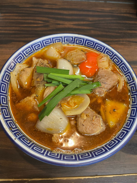 「限定 ブチャラティ(アリランラーメンインスパイア)」@中華そば 梟の写真