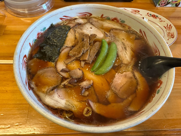 「チャーシューメン特盛(麺2倍・250g)1,250円」@らーめん ヒグマ 塩沢店の写真