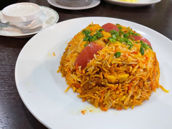 「ビリヤニセット　チキン　￥１４００」@カリーゾーン 本店の写真