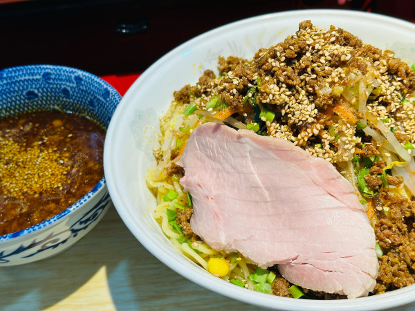 「亀戸式タンタンつけ麺 1,200円 大盛 200円」@濃厚タンメン かめしげの写真