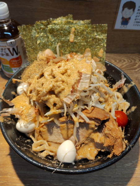 「限定『マキシマム中華』350TPうずら」@麺屋 浜一の写真