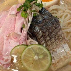 炙り〆鯖冷やし塩そば