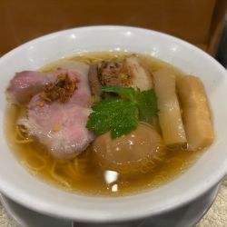 味玉付き黄金貝らーめん