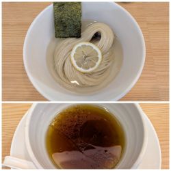 昆布水つけ麺（具無し）ネギ抜き