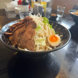 味噌油そば　がっつり　野菜増し　豚チャーシュー増し