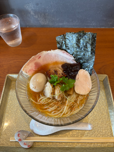 「特製冷やし醤油らぁめん」@らぁめん楓鹿の写真
