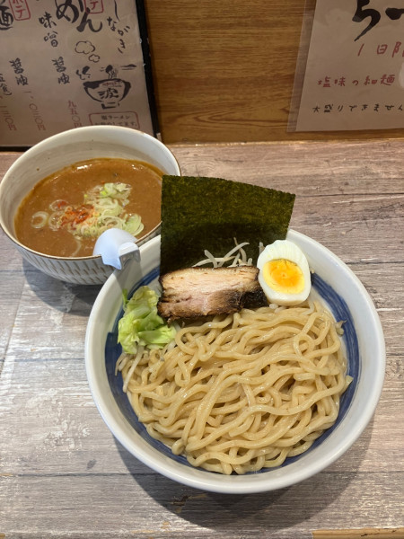 「つけ麺 味噌(1日5食)1130円」@波（シー）の写真