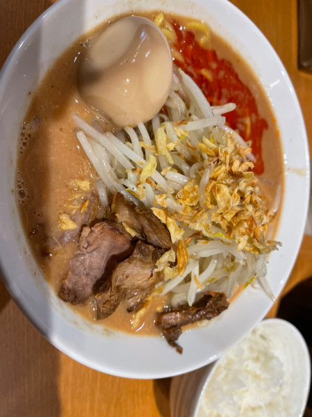 「辛味噌ラーメン」@花木流味噌 新橋店の写真