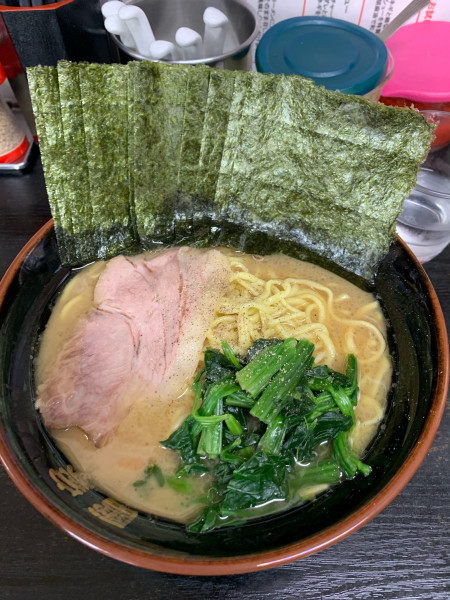 「ラーメンのり増し」@雷家の写真