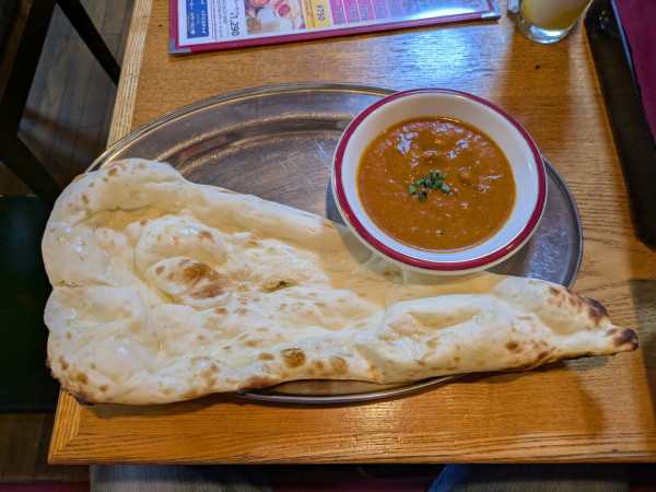 「マトンカレーセット(中辛)：950円」@アジアンコ 品川店の写真