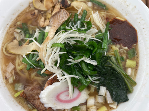 「ネギとニラ：800円」@らーめん専門ながしまの写真