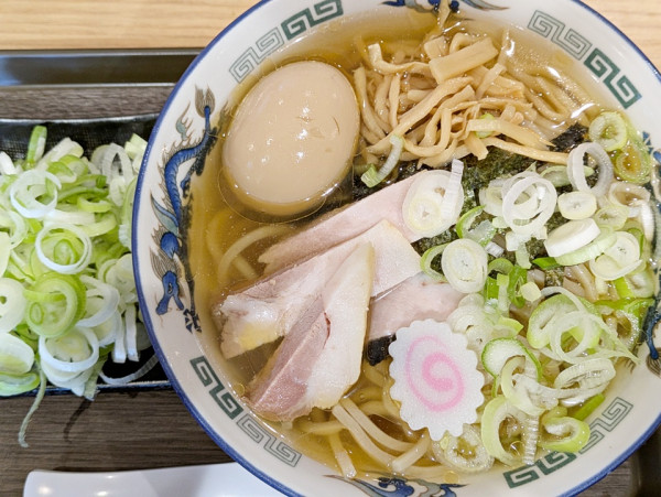 「味玉冷やかけ＋ねぎ増し」@舎鈴 亀戸駅東口店の写真