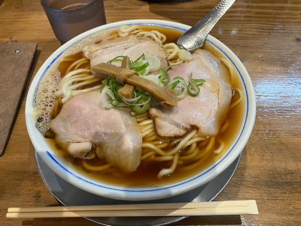 「あっさり　大盛り」@中華そば ひらこ屋 㐂ぼしの写真